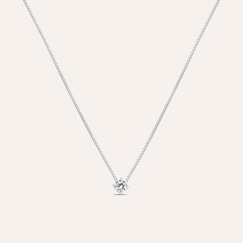 Collana Punto Luce Silver Elegance Argento Rodiato Cubic Zirconia - Collane Punto Luce Donna | Stroili