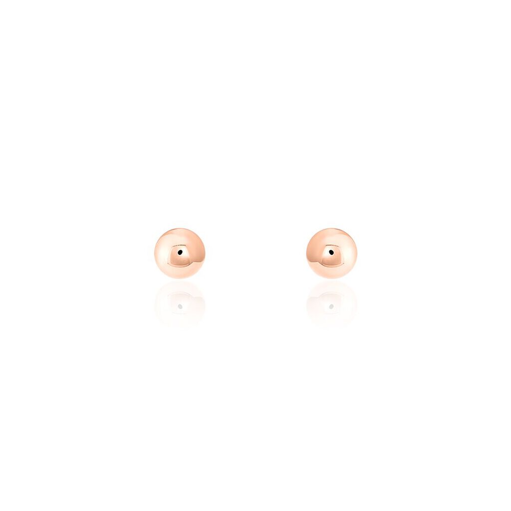 Orecchini Lobo Bon Ton Oro Rosa