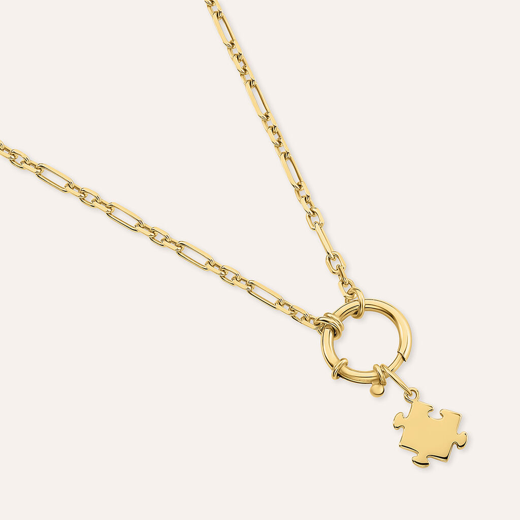 Pendente Love Beats Argento Dorato