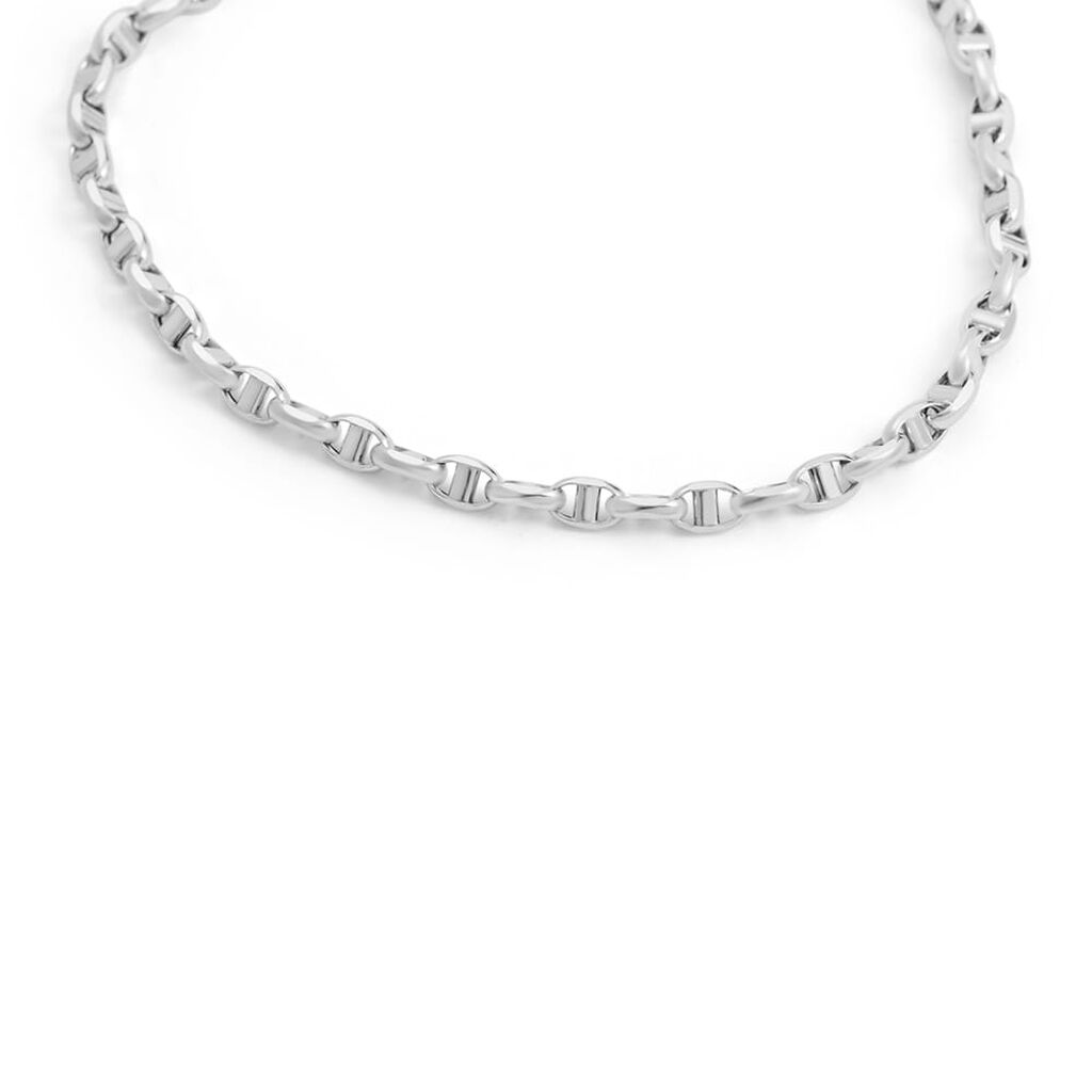 Bracciale Catena L'homme Or Oro Bianco - Bracciali Uomo | Stroili