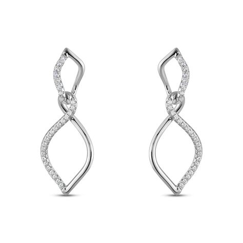 Orecchini Pendenti Silver Shine Argento Rodiato Cubic Zirconia - Orecchini Pendenti Donna | Stroili