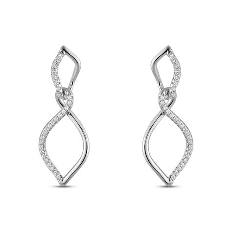 Orecchini Pendenti Silver Shine Argento Rodiato Cubic Zirconia - Orecchini Pendenti Donna | Stroili