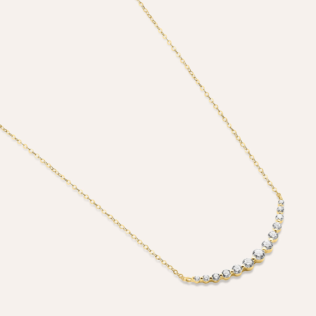 Collana Claire Oro Giallo Cubic Zirconia