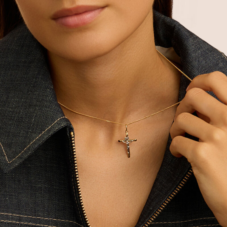 Pendente Religious Gold Oro Bicolore - Ciondoli Unisex | Stroili