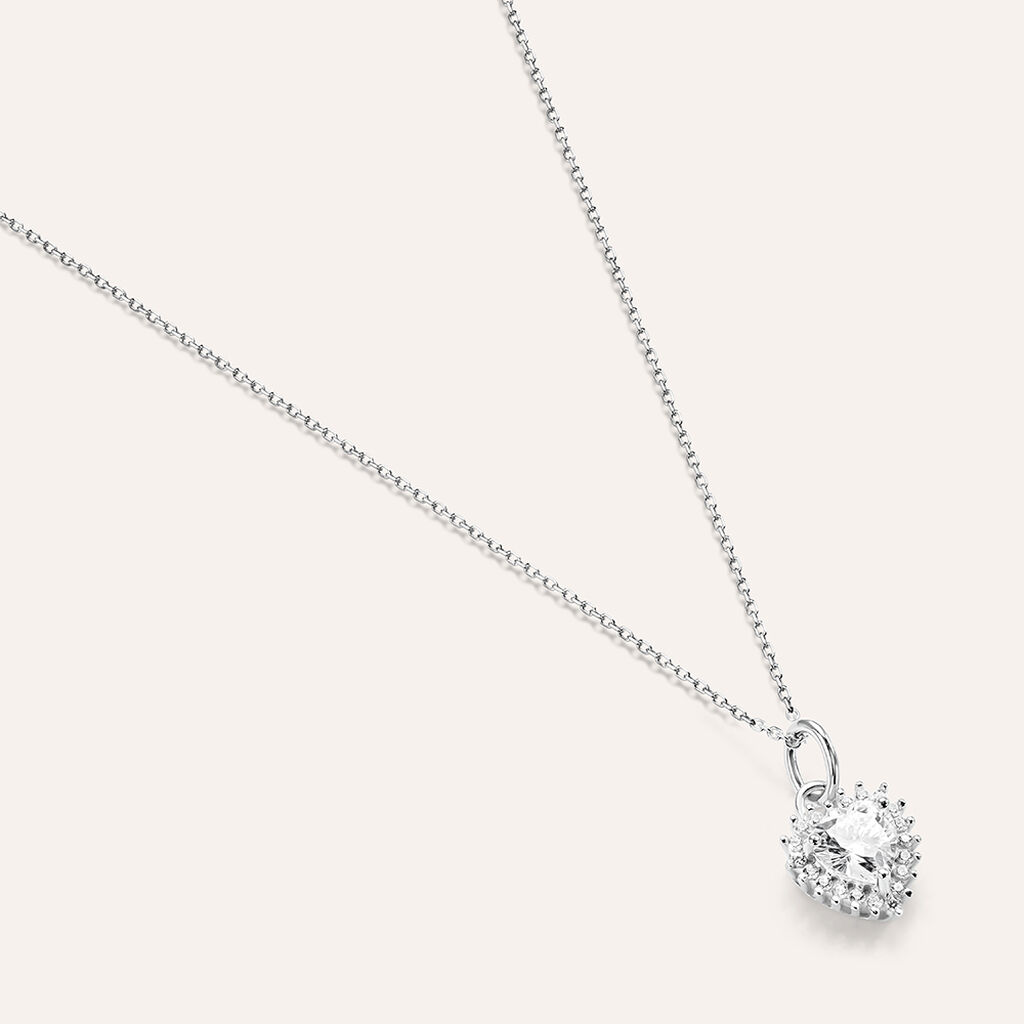 Collana Silver Elegance Argento Rodiato Cubic Zirconia - Collane Donna | Stroili