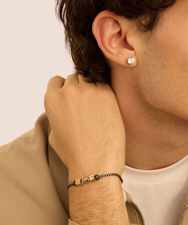 Bead Essential Code Acciaio Dorato