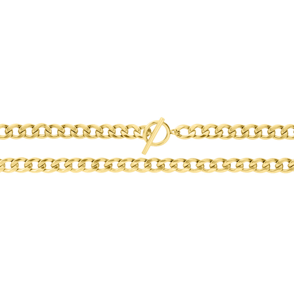 Collana Radiance Acciaio Dorato