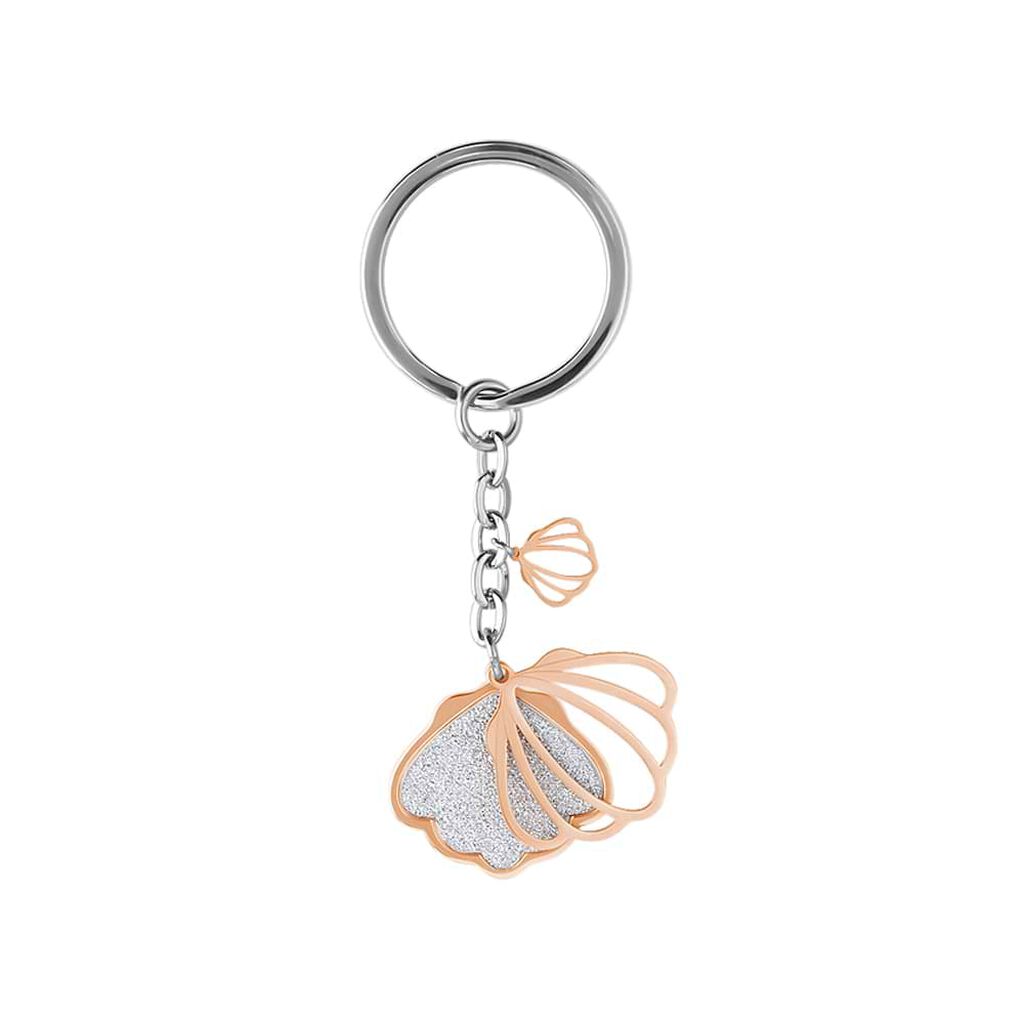Portachiavi Lady Shine Acciaio Conchiglia - Portachiavi Donna | Stroili