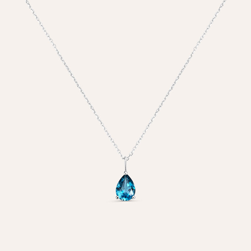 Collana Punto Luce Amélie Oro Bianco Topazio - Collane Punto Luce Donna | Stroili