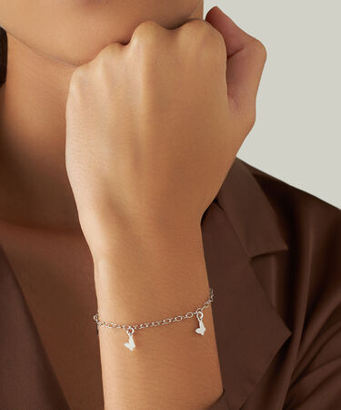 Cavigliera Silver Collection Argento Rodiato