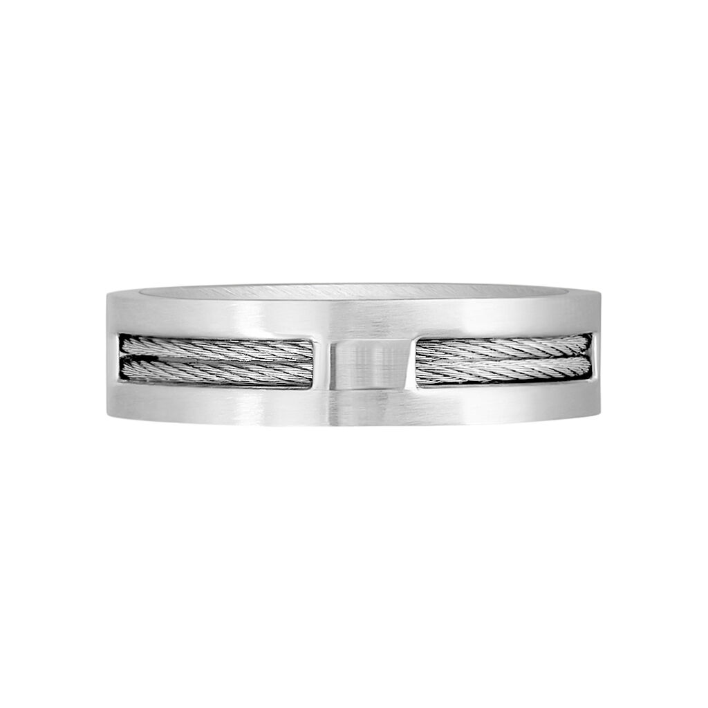 Anello Fascia Man Code Acciaio - Anelli con Incisione Uomo | Stroili