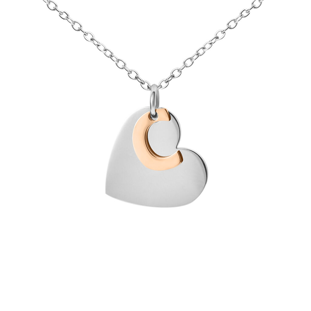 Collana Lady Chic Acciaio Bicolore Bianco / Rosa - Collane Donna | Stroili