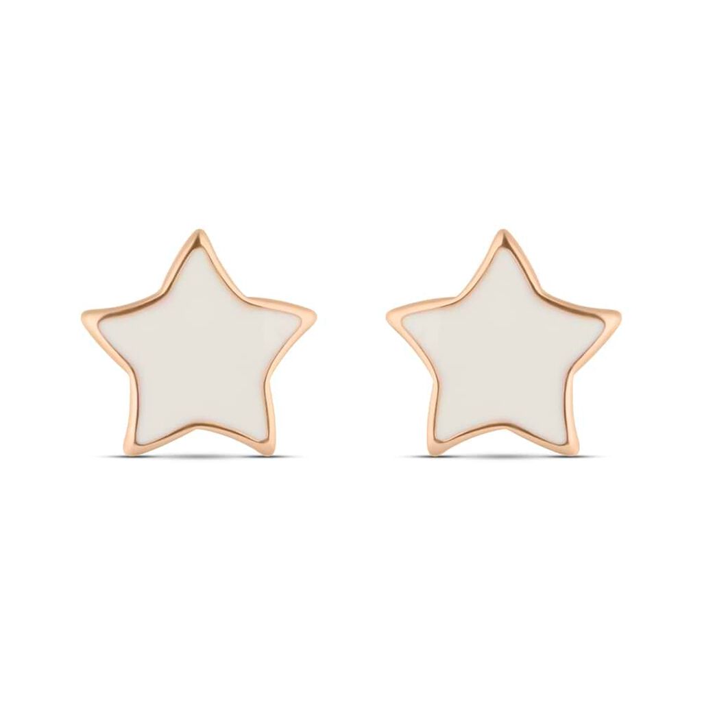 Orecchini a lobo Lady Sweet Acciaio Rosato Stella marina - Orecchini a Lobo Donna | Stroili