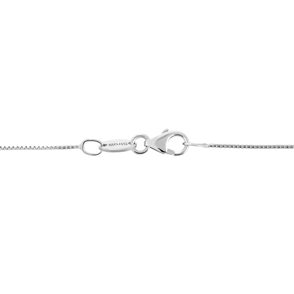 Collana Punto Luce Acquamarina Oro Bianco Acquamarina Diamante - Collane Punto Luce Donna | Stroili
