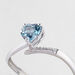 Anello Solitario Amélie Oro Bianco Topazio Cubic Zirconia - Anelli con Pietre Donna | Stroili