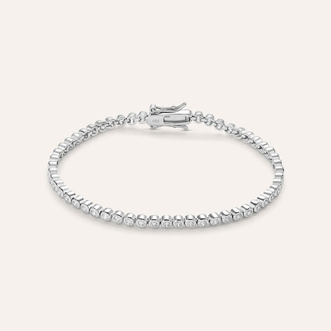 Bracciale Tennis Silver Elegance Argento Rodiato Cubic Zirconia - Bracciali Tennis Donna | Stroili