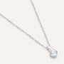Collana Silver Elegance Argento Rodiato Cubic Zirconia