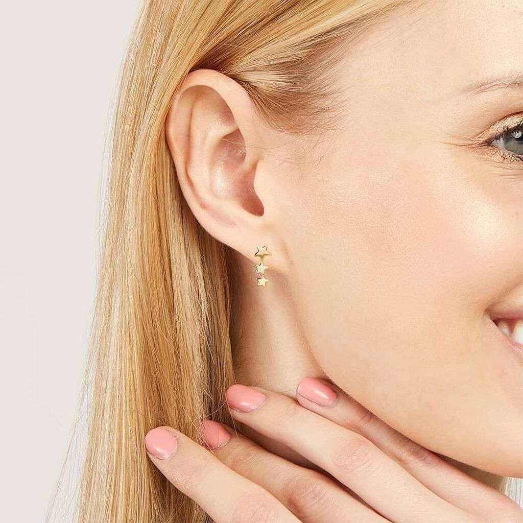 Orecchini Lobo Bon Ton Oro Giallo - Orecchini a Lobo Donna | Stroili