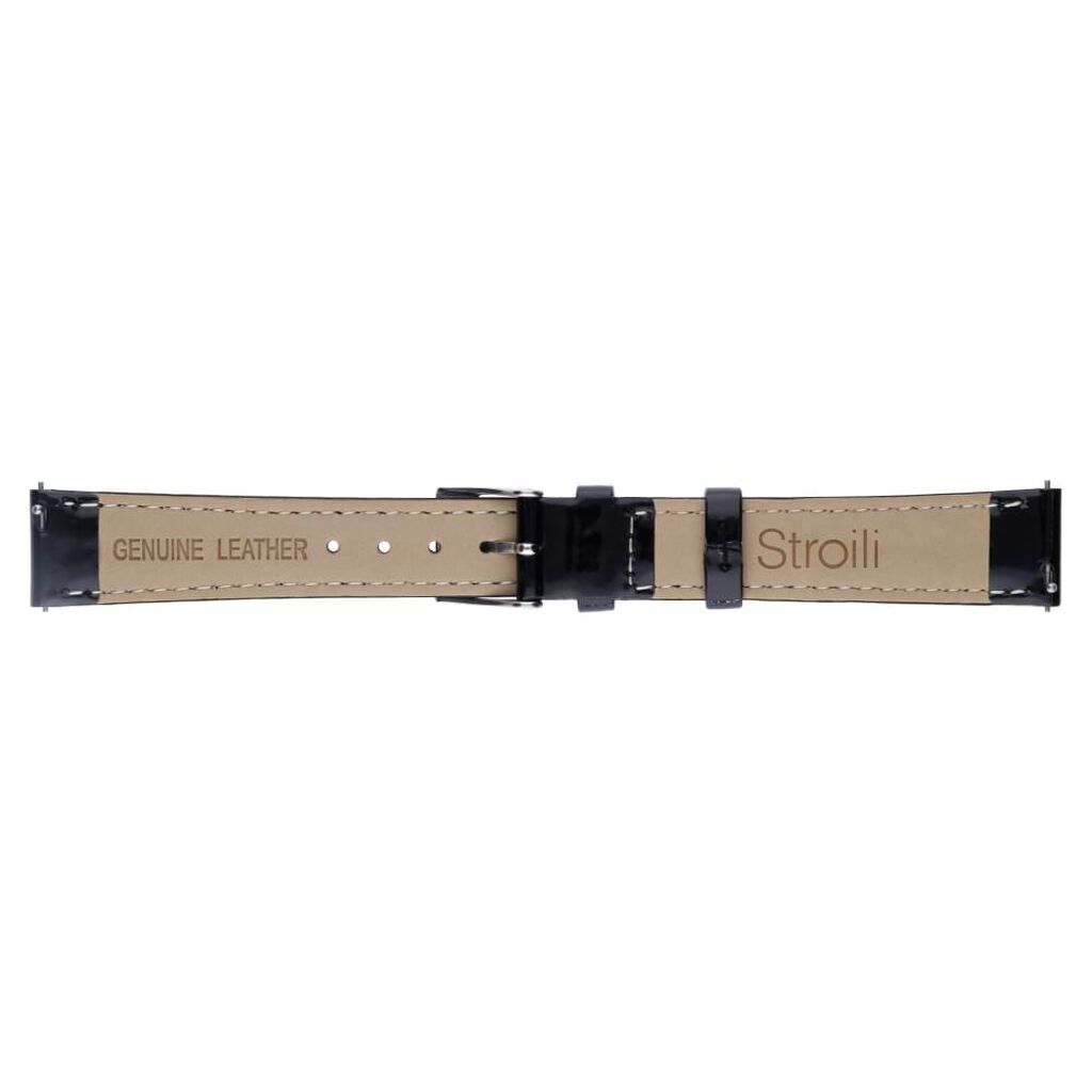 Cinturino in pelle lucida nera e chiusura easy click - Cinturini per Orologi Donna | Stroili