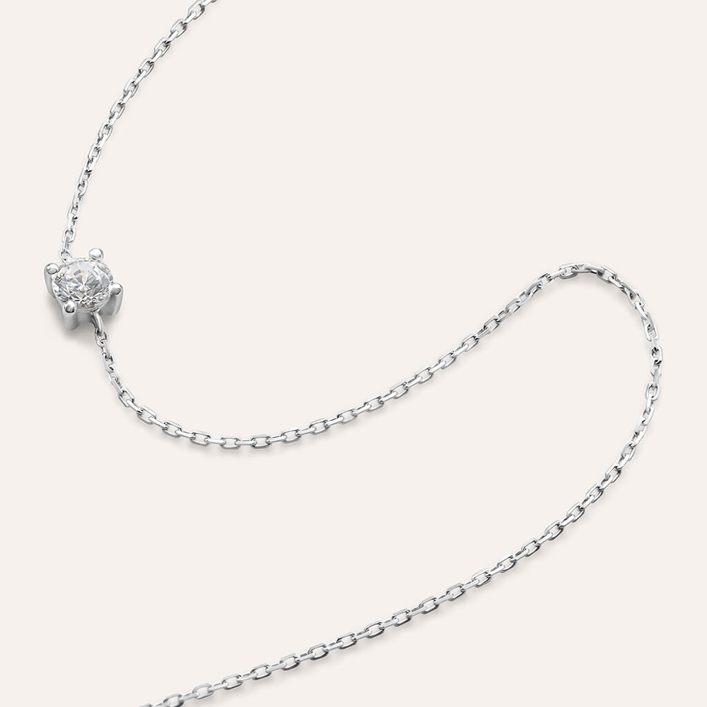 Bracciale Punto Luce Claire Oro Bianco Cubic Zirconia