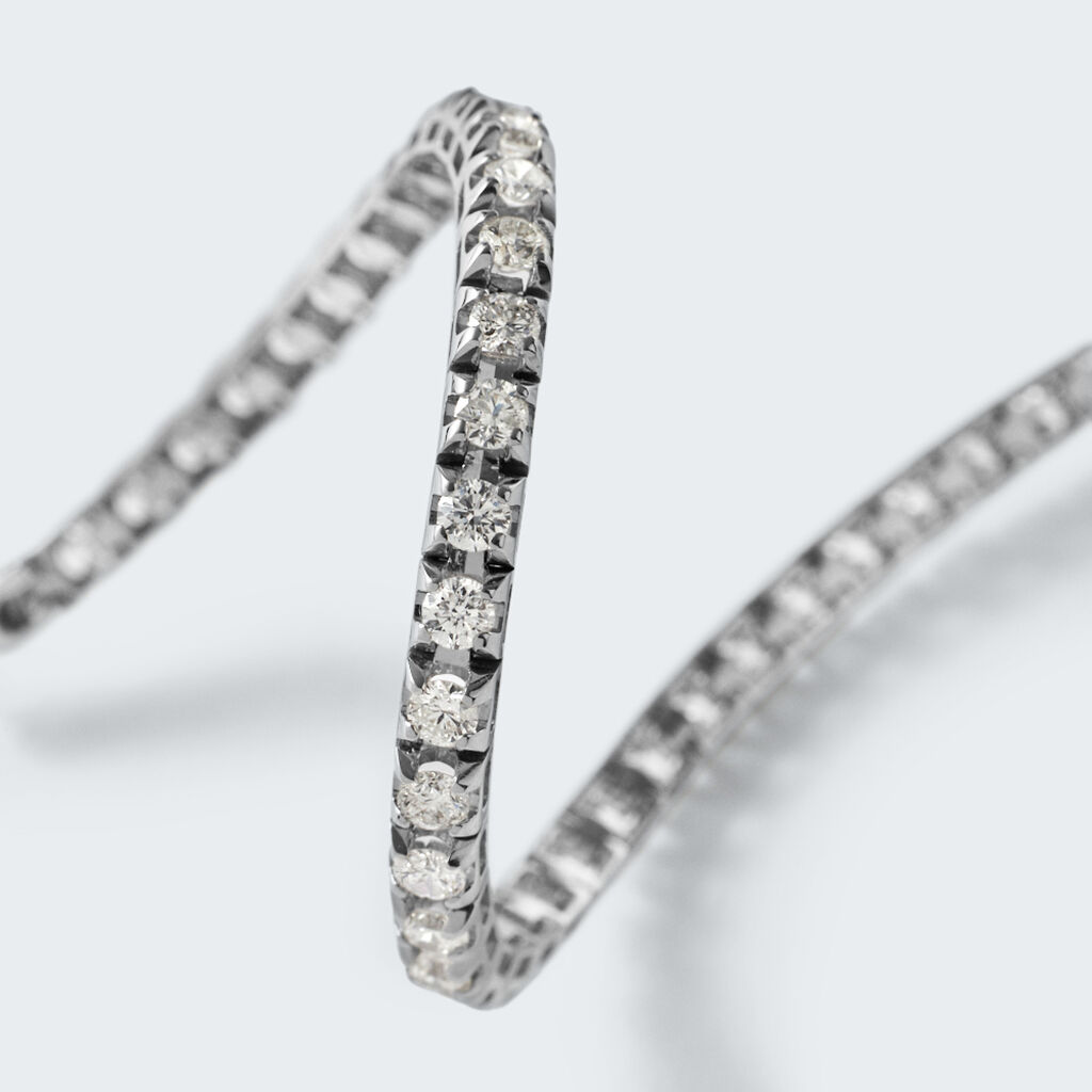 Bracciale Tennis Firmamenti Oro Bianco Diamante - Bracciali Tennis Donna | Stroili