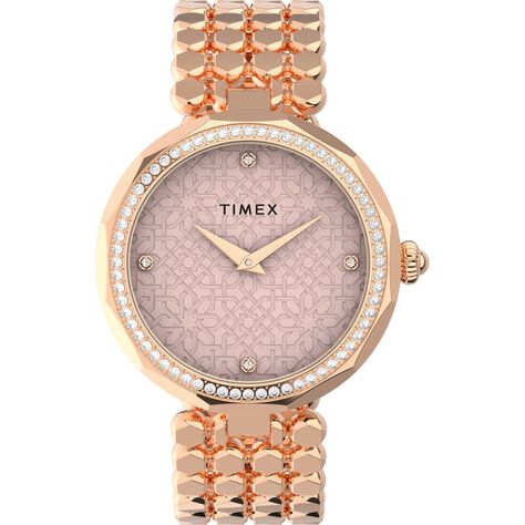 Orologio Donna Timex Jewelry quadrante Rosa TW2V02800 - Orologi Donna | Stroili