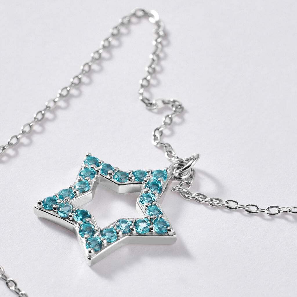 Collana Silver Rainbow Argento Rodiato Cubic Zirconia