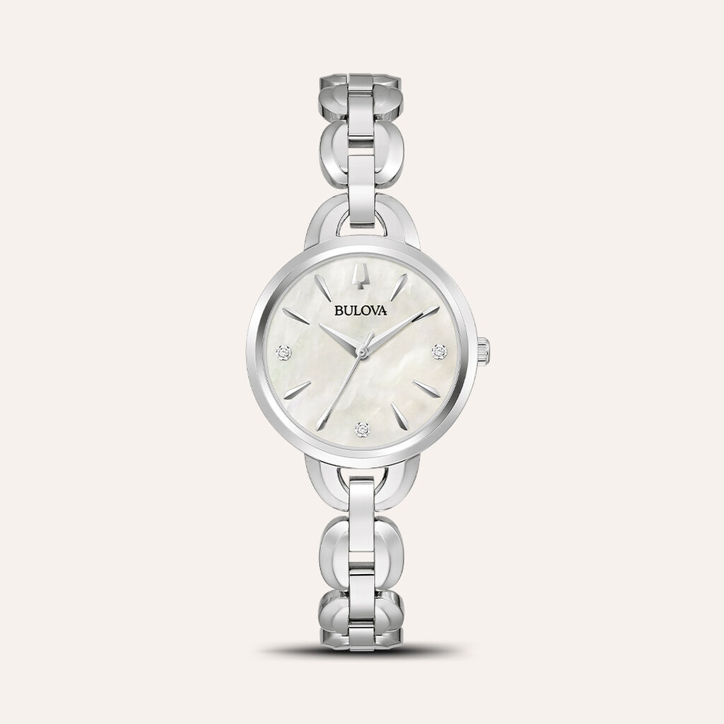 Orologio Al Quarzo Bulova Classic Diamonds 96p230 - Orologi solo Tempo Donna | Stroili