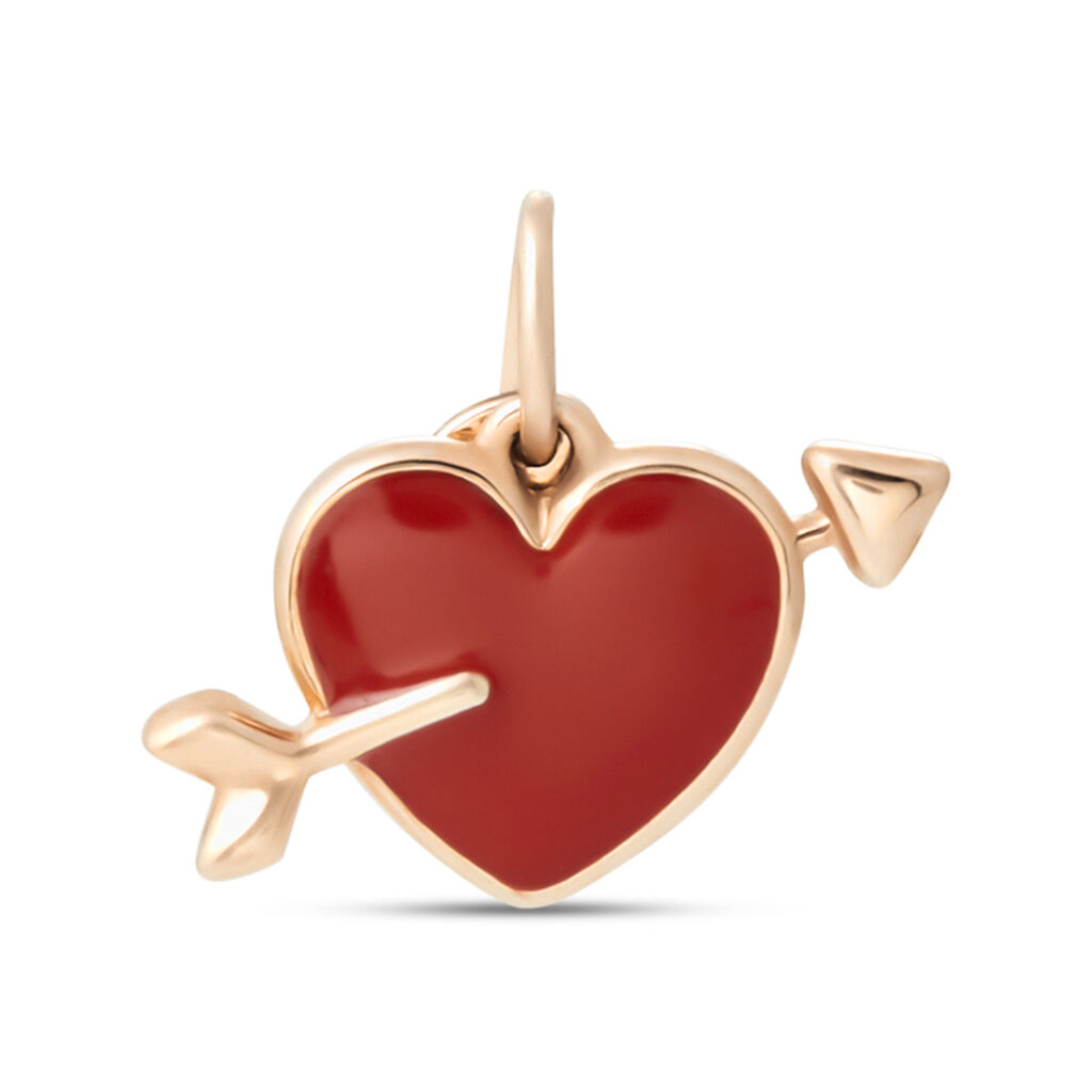 Pendente Love Beats Argento Rosa