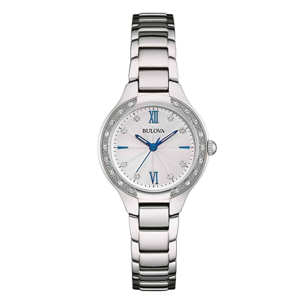 Orologio Al Quarzo Bulova Classic Diamonds 96r208 - Orologi solo Tempo Donna | Stroili
