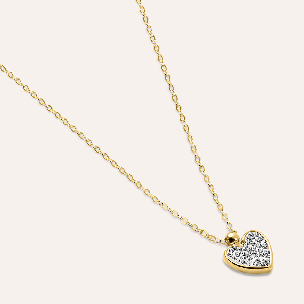 Collana Christelle Oro Giallo Cristallo - Collane Donna | Stroili