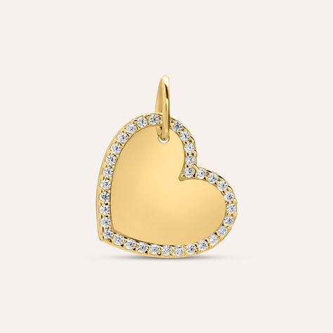 Pendente Poème Oro Giallo Cubic Zirconia - Ciondoli con Incisione Donna | Stroili