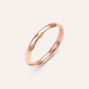 Fede Comoda Leggera 2.5 mm Oro Rosa