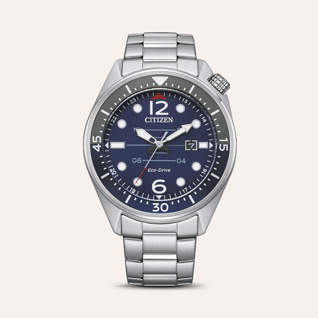 Orologio Eco Drive Citizen Ore Felici Aw1716-83l - Orologi con Datario Uomo | Stroili