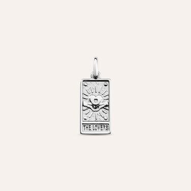 Pendente Tarocchi Carta Degli Innamorati Love Beats Argento Rodiato
