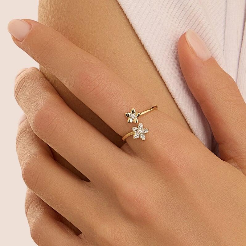 Anello Fantasia Sophia Oro Giallo Diamante - Anelli Donna | Stroili