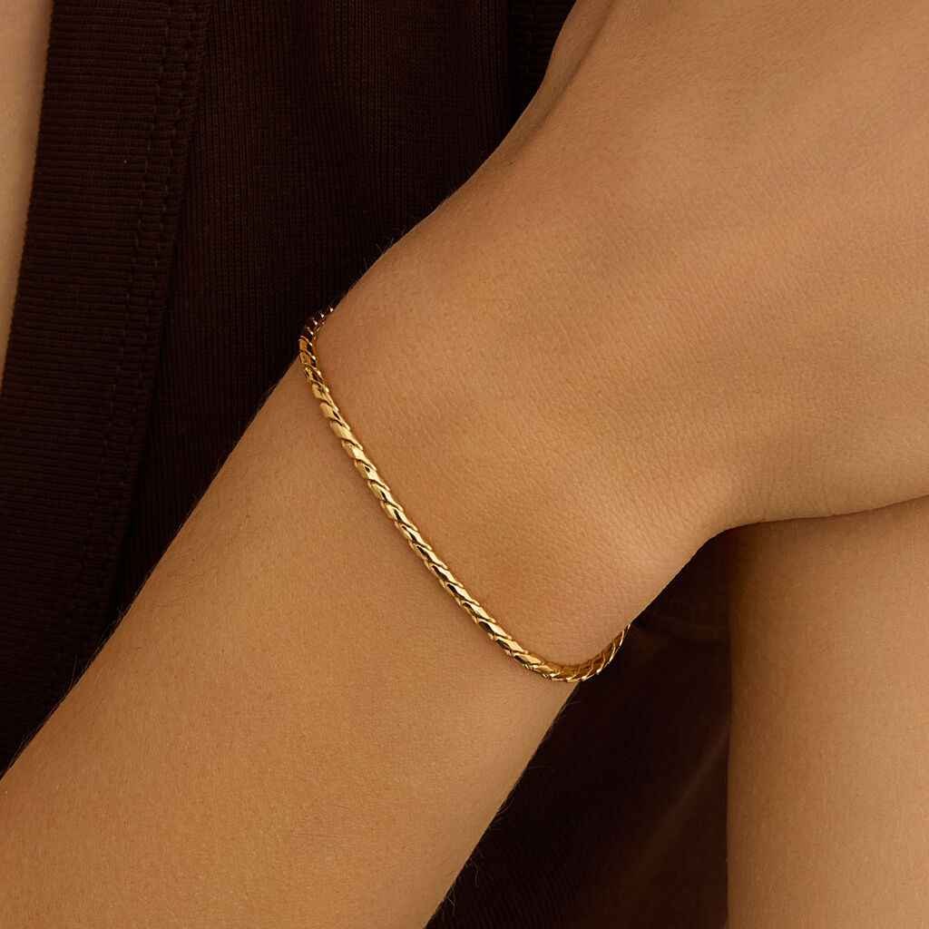Bracciale Catena Silver Collection Argento Dorato - Gioielli Donna | Stroili