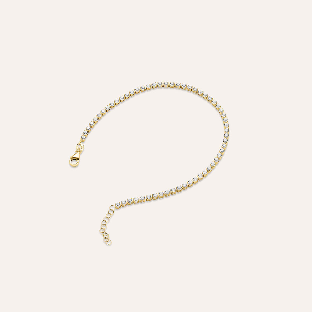 Bracciale Tennis Claire Oro Giallo Cubic Zirconia - Bracciali Tennis Donna | Stroili