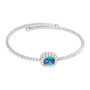 Bangle Romantic Shine Metallo Cristallo