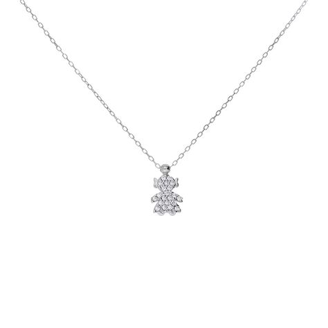 Collana Claire Oro Bianco Cubic Zirconia - Collane Donna | Stroili
