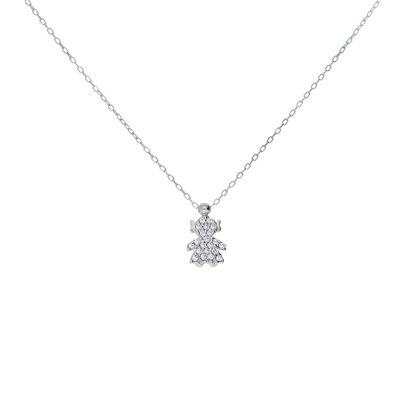 Collana Claire Oro Bianco Cubic Zirconia - Collane Donna | Stroili