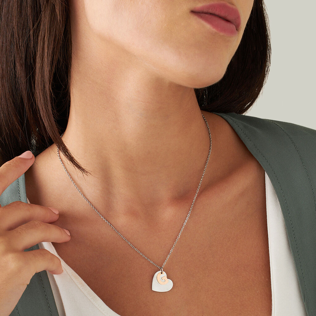 Collana Lady Chic Acciaio Bicolore Bianco / Rosa - Collane Donna | Stroili