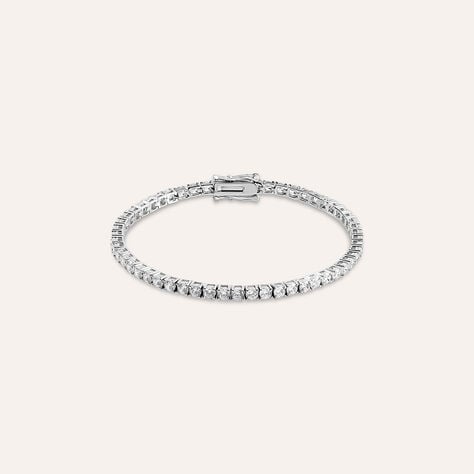 Bracciale Tennis Silver Elegance Argento Rodiato Cubic Zirconia - Bracciali Tennis Donna | Stroili