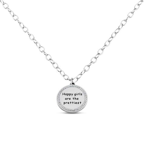 Collana Lady Message Acciaio Happiness e Cristalli - Collane Donna | Stroili