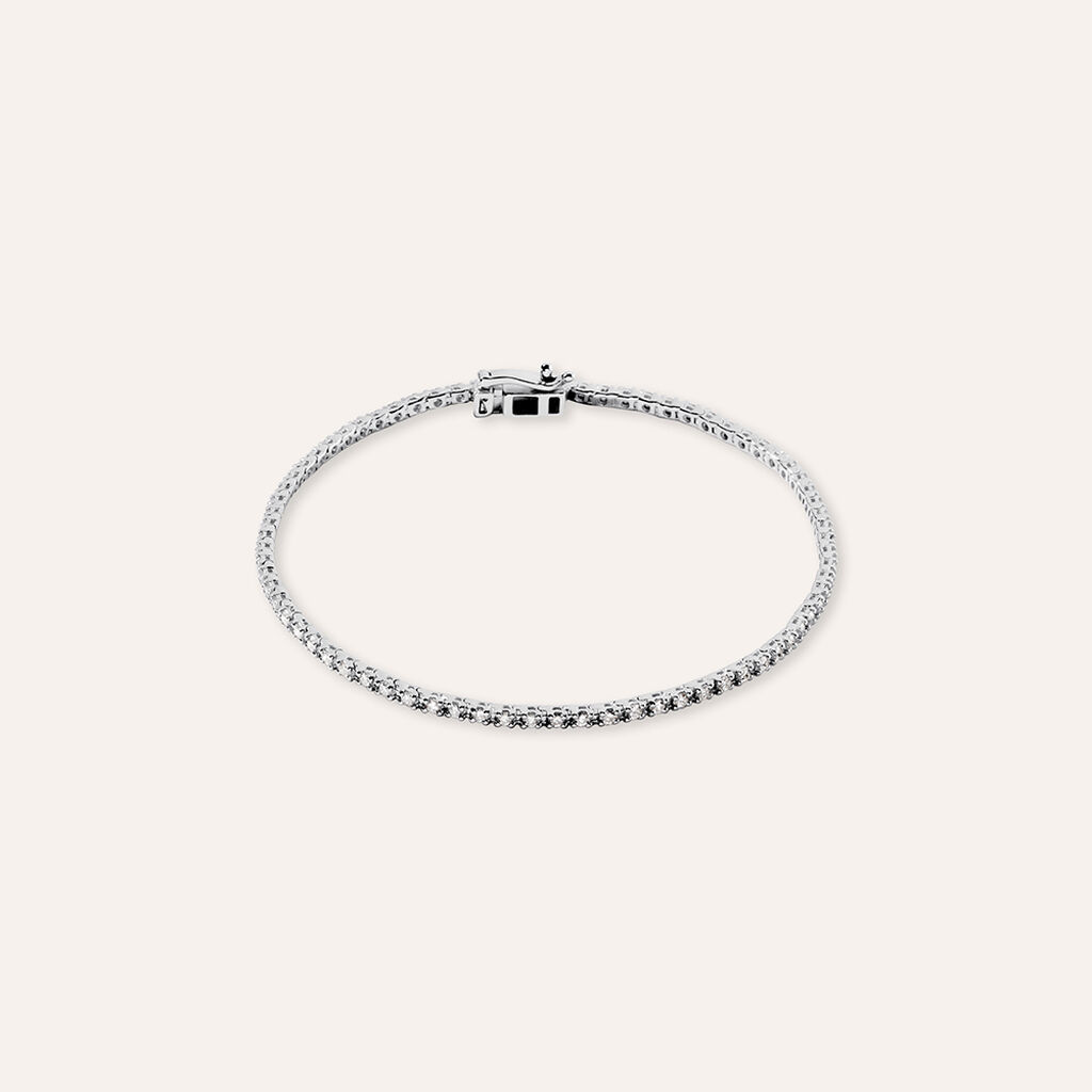 Bracciale Tennis Grace Oro Bianco Diamante