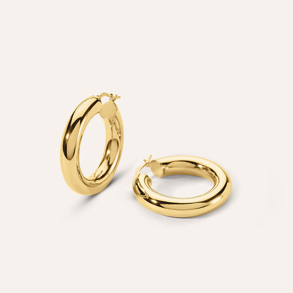 Orecchini A Cerchio Toujours Oro Giallo