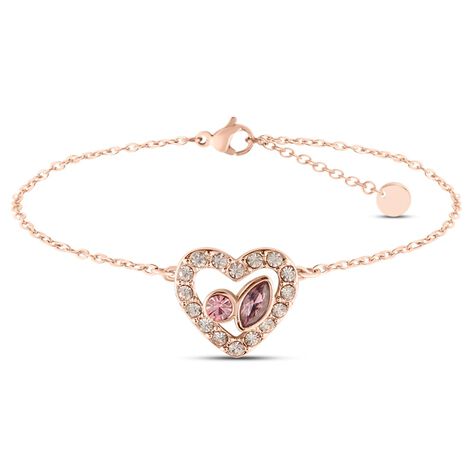 Bracciale Violet Ottone Rosa Cristallo - Bracciali Love Donna | Stroili