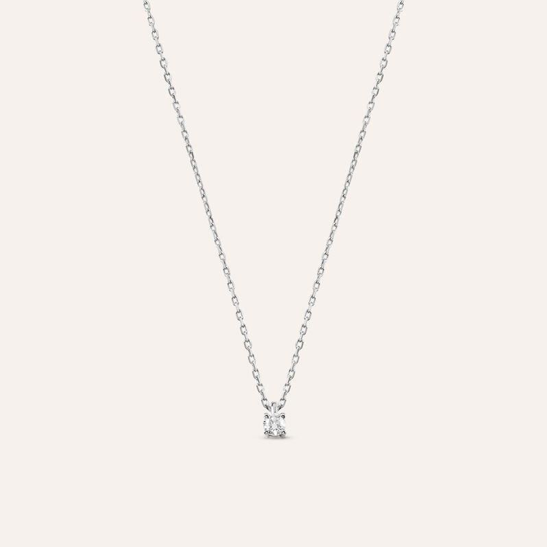 Collana Punto Luce Grace Oro Bianco Diamante - Collane Punto Luce Donna | Stroili