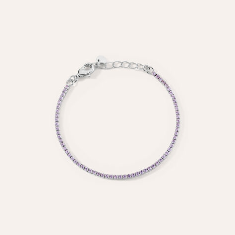 Bracciale Tennis Romantic Shine Metallo Cristallo - Bracciali Tennis Donna | Stroili