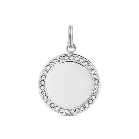 Pendente Pet Tag Acciaio Cristallo - Ciondoli con Incisione Animali | Stroili